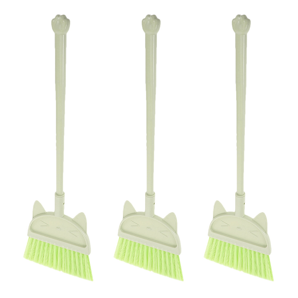 Kids Outdoor Broom - 3pcs Toddler Broom Set for Kids