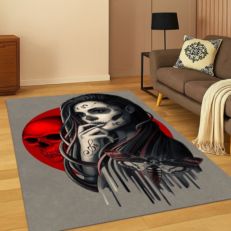 Gothic Skull Dead Girl Cartoon - Kids Outdoor Area recension och pris