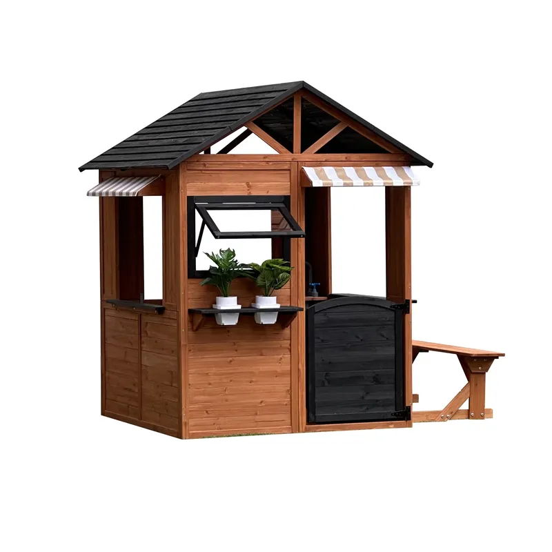 Wooden Dollhouse for Kids Four - Kids Outdoor Climbing Frame recension och pris