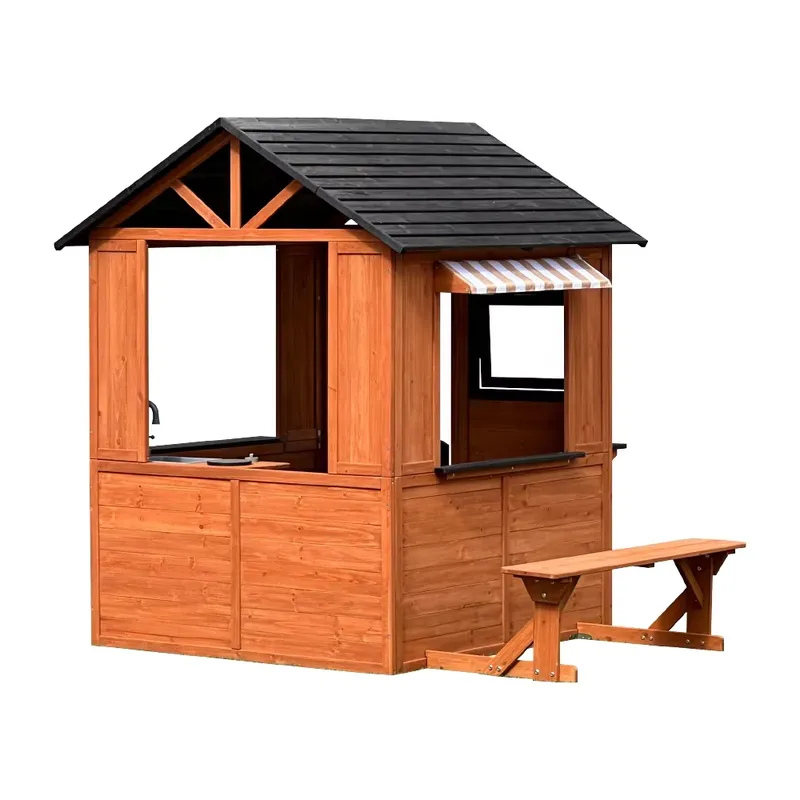 Wooden Dollhouse for Kids Four - Kids Outdoor Climbing Frame recension och pris