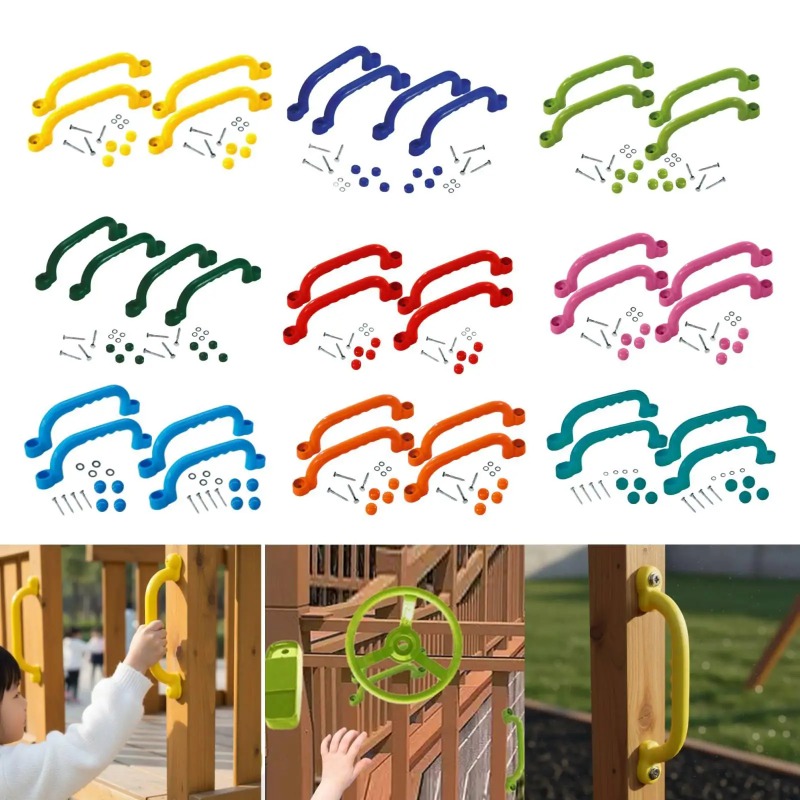 4 Pieces Climbing Frame Handle - Kids Outdoor Climbing Frame recension och pris
