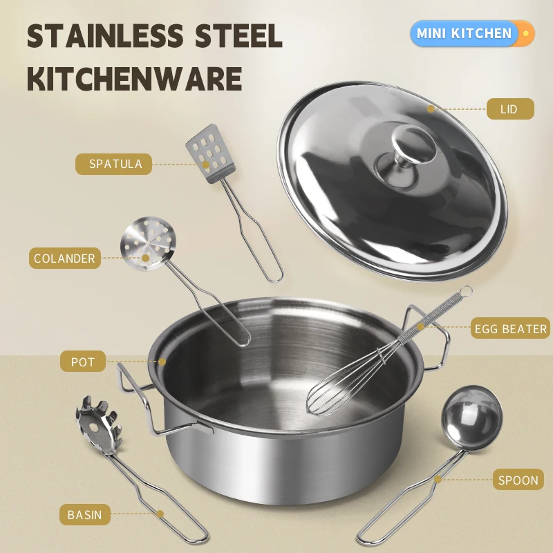 Stainless Steel Kids Kitchen T - Kids Outdoor Kitchen Accessories recension och pris