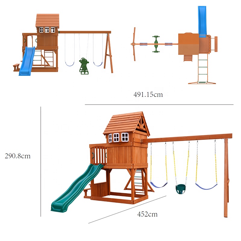Large Outdoor Amusement Equipm - Kids Outdoor Climbing Frame recension och pris