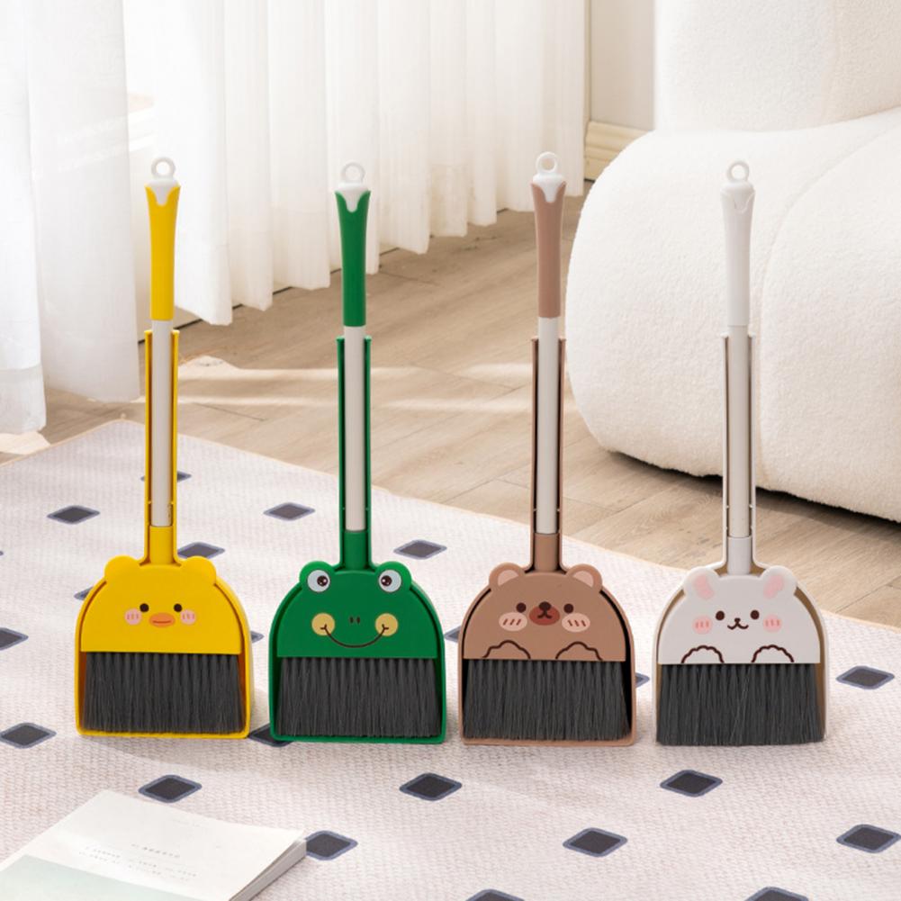54cm Kids Broom and Dustpan Se - Kids Outdoor Broom recension och pris