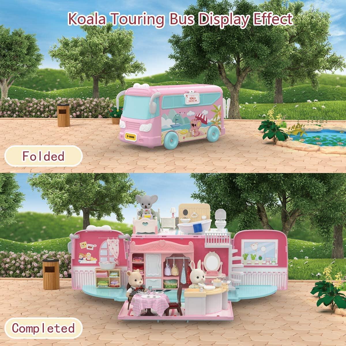Koala Doll house Roombox with  - Kids Outdoor Kitchen Accessories recension och pris