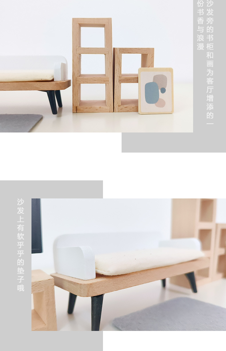 Modern dollhouse furniture kit - Kids Outdoor Kitchen Accessories recension och pris