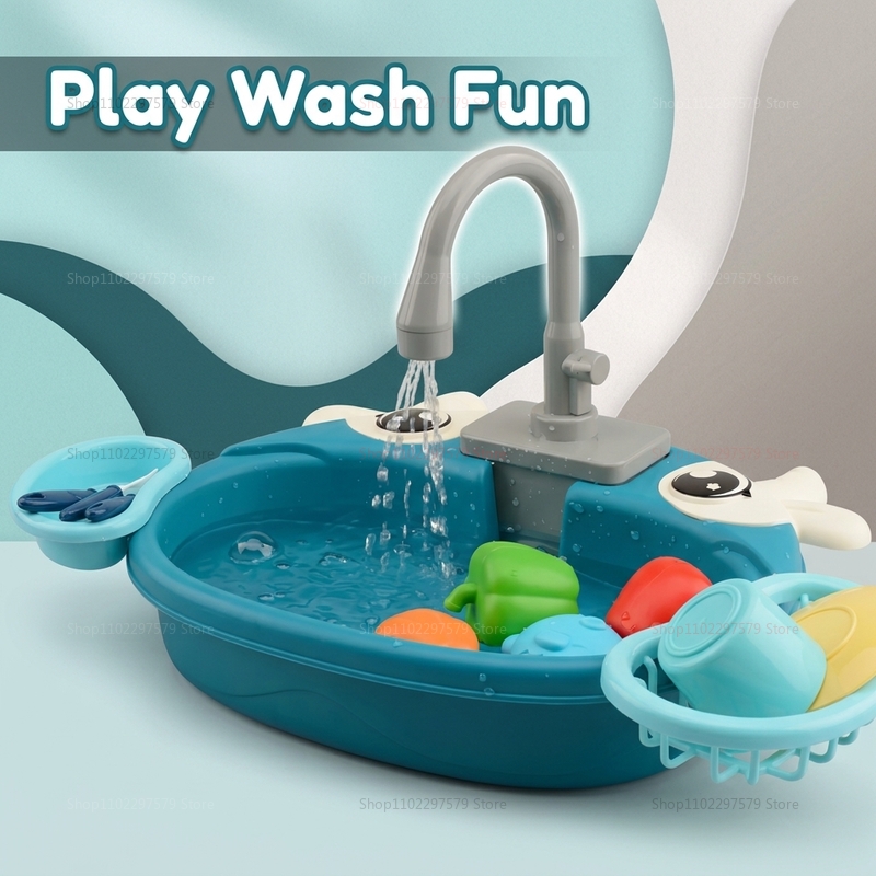 Toddler Interactive Water Play - Kids Outdoor Kitchen Accessories recension och pris
