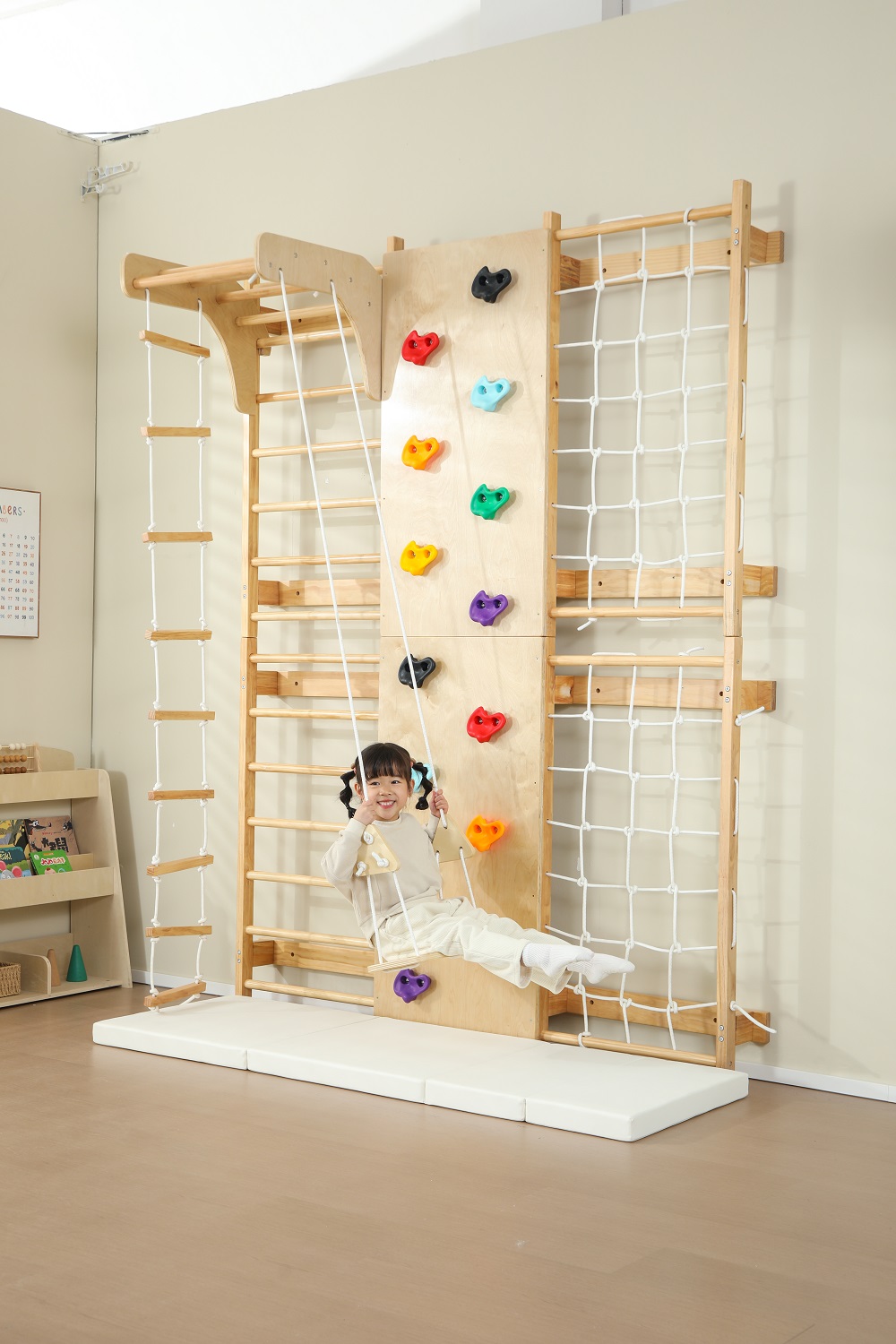 In Stock Indoor Monkey Bars Ki - Kids Outdoor Climbing Frame recension och pris